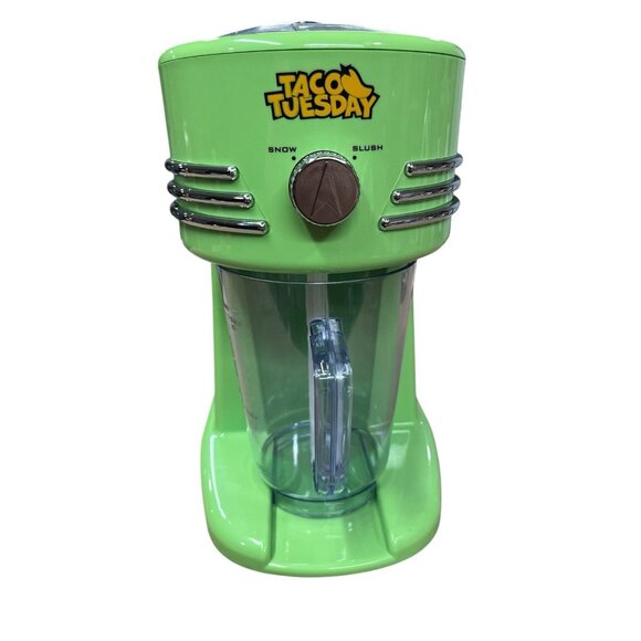 Taco Tuesday Margarita Maker Frozen Beverage Station Lime Green 40oz Snow Slush - Picture 1 of 6
